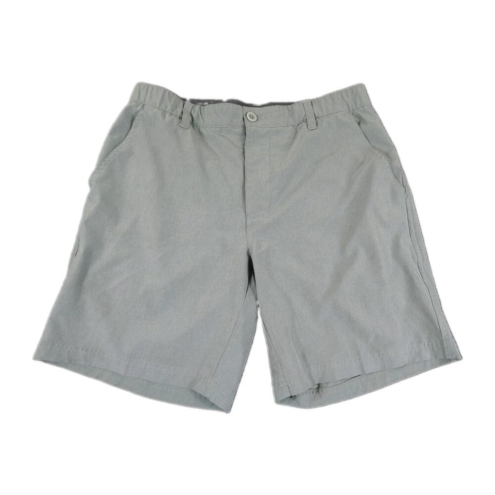 Swannies Bunker Shorts Mens 34 Heather Green Active Golf Stretch Lightweight GUC